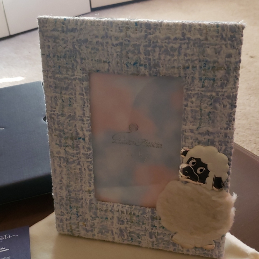 Lilian Austin Argenti Lamb Photo Frame NEW - Picture 3 of 9